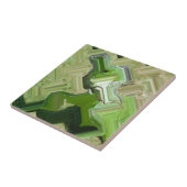 Groene leguaan tegeltje (Zijkant)