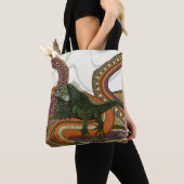 groene leguaan tote bag (Dichtbij)