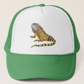 groene leguaan trucker pet (Voorkant)