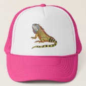 groene leguaan trucker pet (Voorkant)