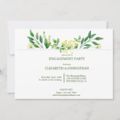 Groene lente Botanische Kruiden Verlovingsfeest Kaart (Voorkant)