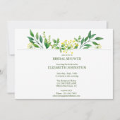 Groene Lente Botanische Kruiden Vrijgezellenfeest  Kaart (Voorkant)