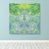 Groene Lente Canvas Afdruk (Insitu (Houten vloer))