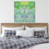 Groene Lente Canvas Afdruk (Insitu (Slaapkamer))