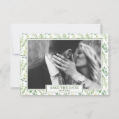 Groene Lente Kruidengeneesmiddelen Bewaar de Datum Kaart (Voorkant)