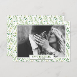 Groene Lente Kruidengeneesmiddelen Bewaar de Datum Kaart