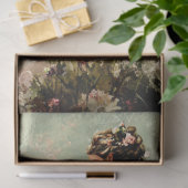 Groene lente portret tissuepapier (Geschenk)