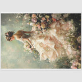 Groene lente portret tissuepapier (Voorkant)