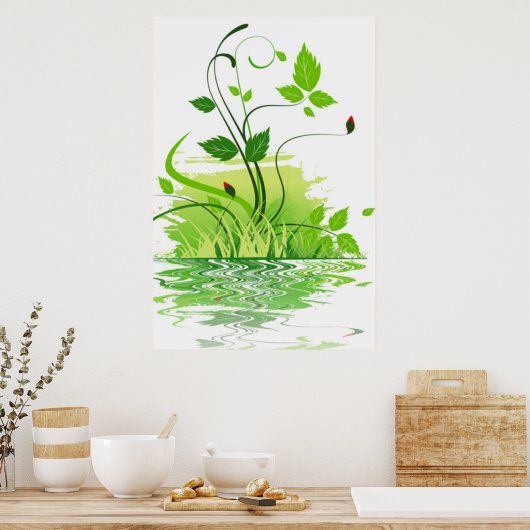 Groene Lente Poster (Keuken)