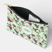Groene lente tuin kolibrie bloemen make-up tas (Open)