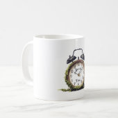 Groene lente wekker koffiemok (Voorkant links)