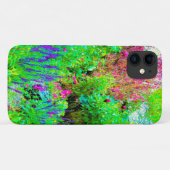 Groene lentetuin landschap met pioenrozen Case-Mate iPhone case (Achterkant (horizontaal))