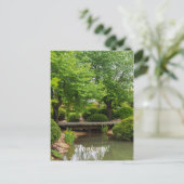 Groene Lentewandeling Briefkaart (Staand voorkant)