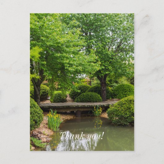 Groene Lentewandeling Briefkaart (Voorkant)