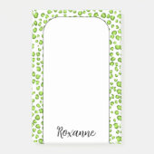 Groene leopard Animal Print aangepast IT-beeld Post-it® Notes (Voorkant)