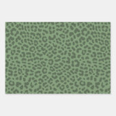 Groene Leopard Oerwoud Safari Wrapping Paper Set (Voorkant 2)