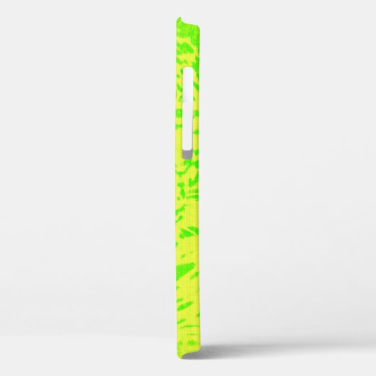 Groene leopard Portrait iPhone Case (Achterkant / Links)