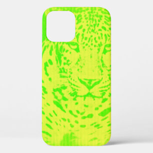 Groene leopard Portrait  iPhone Case