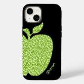 Groene leopard Print Apple-leraren Case-Mate iPhone Case (Achterkant)