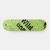 Groene leopard Print Dd Brand Skateboard (Horizontaal)