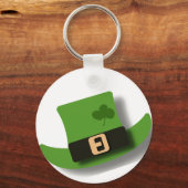Groene Leprechaun Hoed St Patrick's Dag Sleutelhanger (Achterkant)
