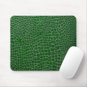 💚 Groene leren bureau rustig modern kantoor 💚 Muismat (Met muis)