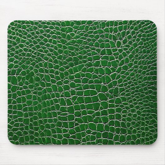💚 Groene leren bureau rustig modern kantoor 💚 Muismat (Voorkant)