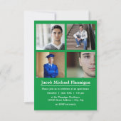 Groene letters 3x5 - Aankondiging Afstuderen (Achterkant)