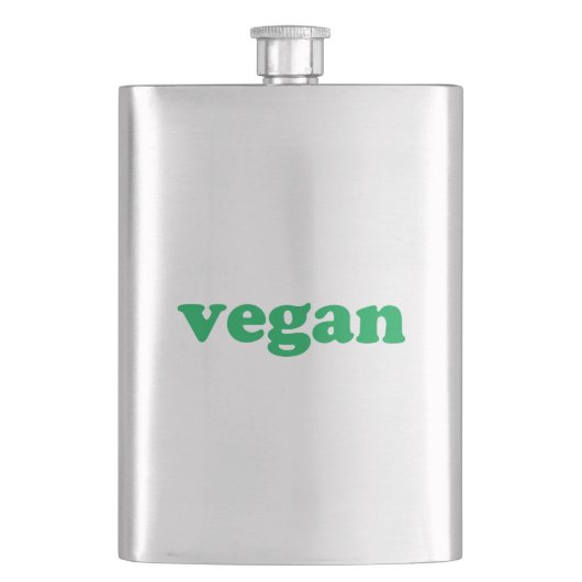 groene letters " vegan " flacon (Voorkant)