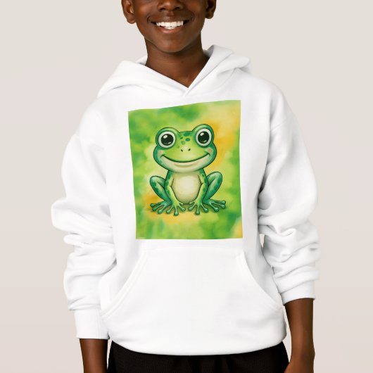 Groene leuke kikker (Voorkant)