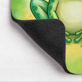 Groene leuke kikker muismat (Hoek)