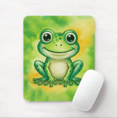 Groene leuke kikker muismat (Met muis)