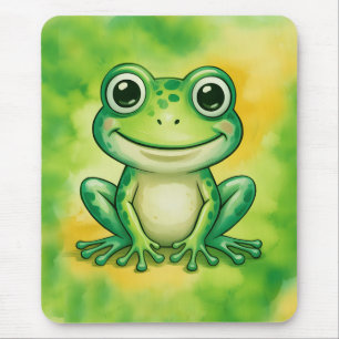 Groene leuke kikker muismat
