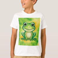 Groene leuke kikker