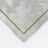 Groene Leuke Sneeuwman Vakantie Fleece Deken (Hoek)