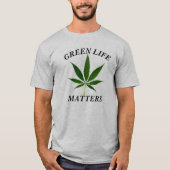 Groene levenskwesties t-shirt (Voorkant)