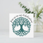 Groene levensstructuur Einde behandelingskanker Kaart (Staand voorkant)