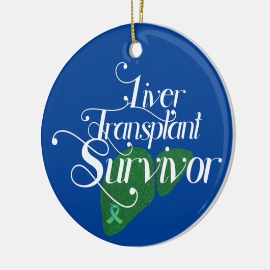 Groene levertransplantatie overlevende aangepaste keramisch ornament (Links)