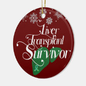 Groene levertransplantatie overlevende aangepaste keramisch ornament (Links)