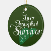 Groene levertransplantatie overlevende aangepaste keramisch ornament (Links)