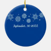 Groene levertransplantatie overlevende aangepaste keramisch ornament (Achterkant)