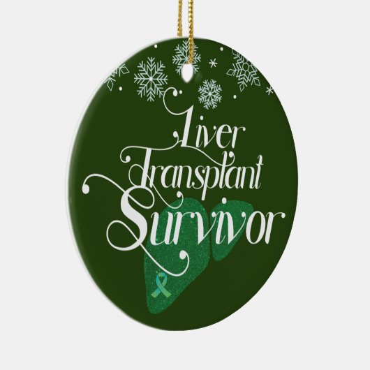 Groene levertransplantatie overlevende aangepaste  keramisch ornament (Rechts)