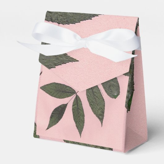 GROENE LEZEN OP PINK BEDANKDOOSJES (Voorkant Zijde)