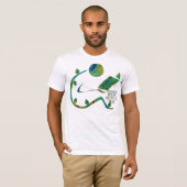 Groene lezer 4 x4 R-Shirt T-shirt (Voorkant volledig)
