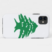 Groene Libanese cedar-boom Case-Mate iPhone Case (Achterkant (horizontaal))