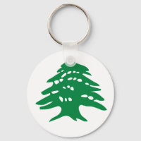 Groene Libanese cedar-boom