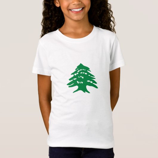 Groene Libanon Ceder T-shirt (Voorkant)