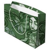 Groene Libel Godin Kunst Libellen Groot Cadeauzakje (Achterkant Gekanteld)
