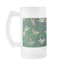 Groene libellen Bevroren Mok