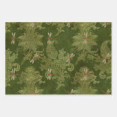 groene libellen inpakpapier vel (Voorkant 3)